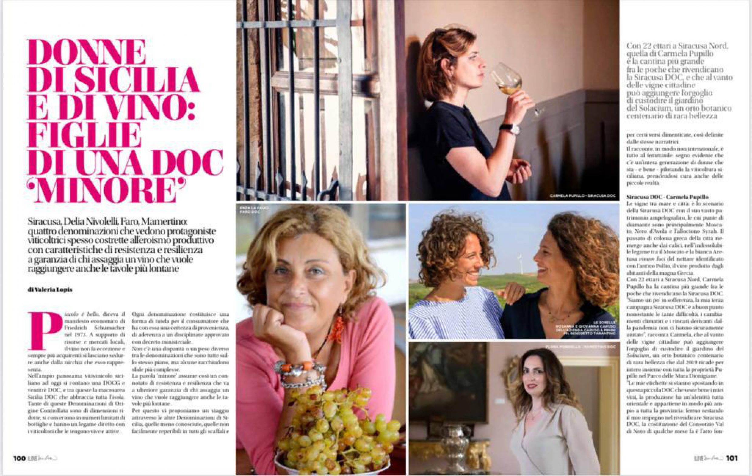 (Italiano) Donne di Sicilia e di vino